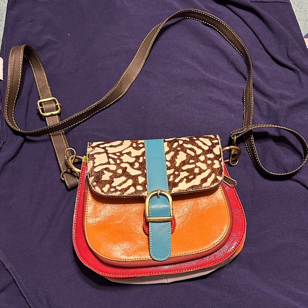 Folklore Cotour Stylish Multicolor Crossbody Bag